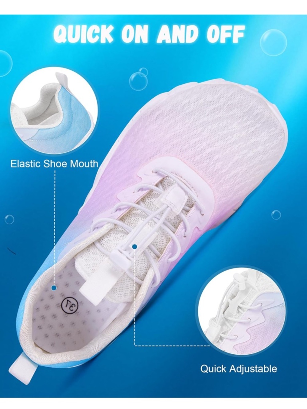 Barefoot Shoes Womens Mens Footwear Water Shoes Women 10 Men 8 Hiking Beach FCT - Picture 6 of 7